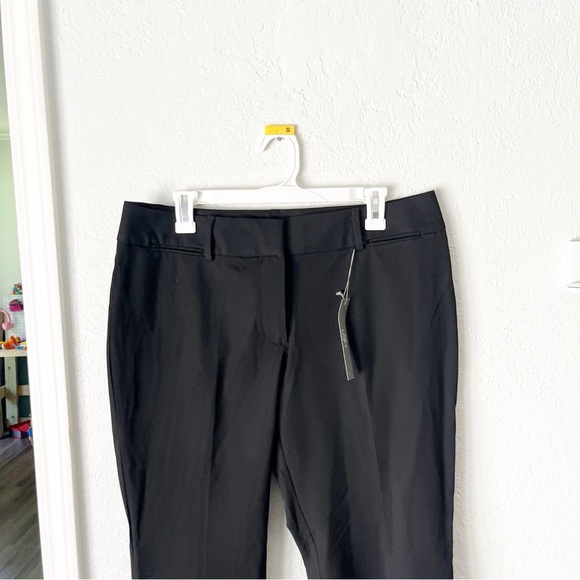 Loft Pants Women's 12P Petite Julie Trousers Bootcut Black NWT - Picture 2 of 6